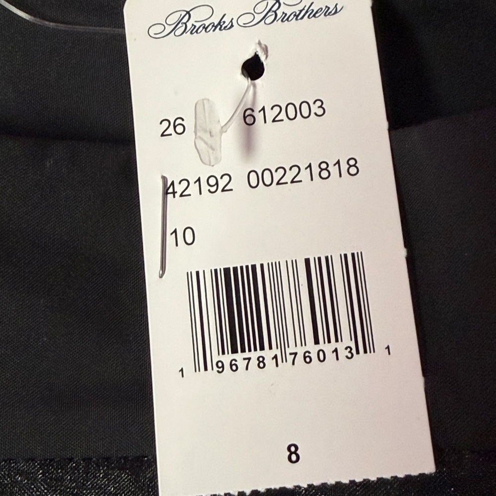 Brooks Brothers Black A-Line Skirt size 8 - Picture 7 of 7